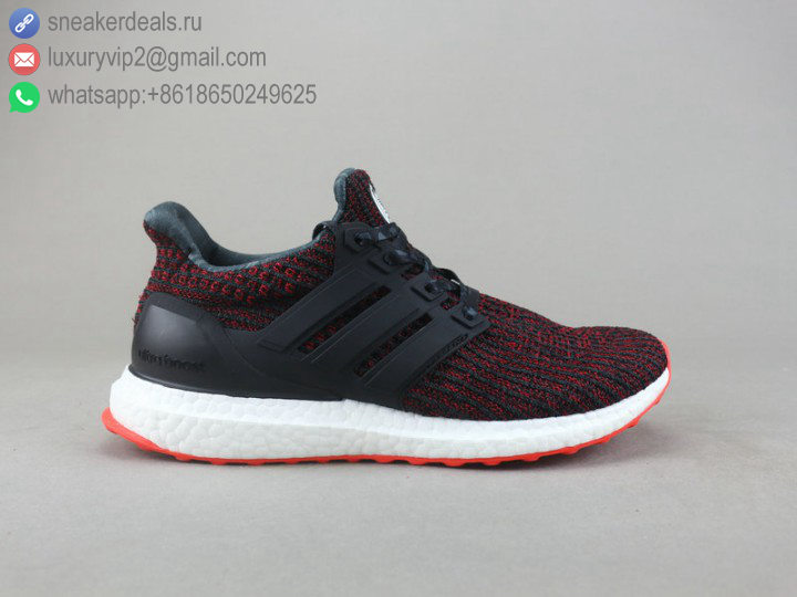 ADIDAS ULTRA BOOST 4.0 RED BLACK UNISEX RUNNING SHOES